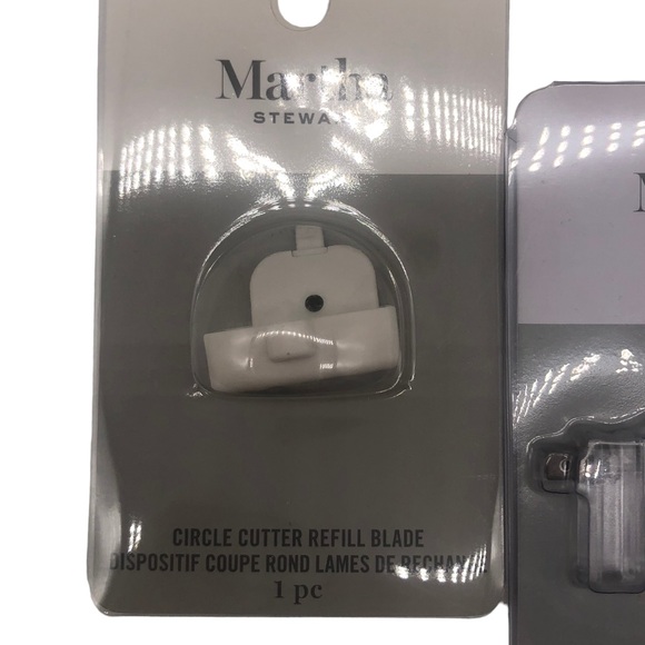 Martha Stewart Circle Cutter and Paper Trimmer Refill Blade Sets - Picture 2 of 5